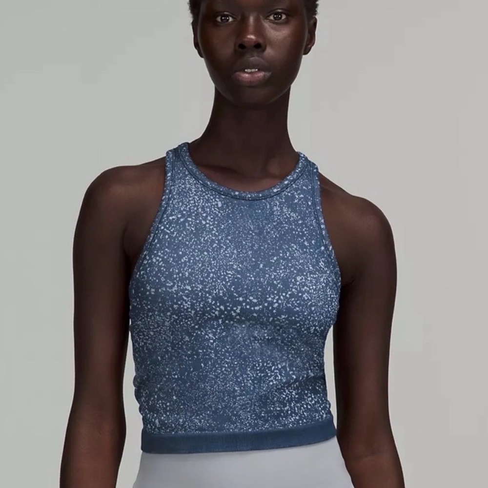 Lululemon Ebb to Street Cropped Racerback Tank